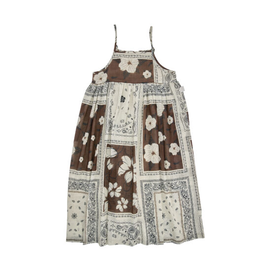 BANDANA CAMI LONG DRESS-IV.BR