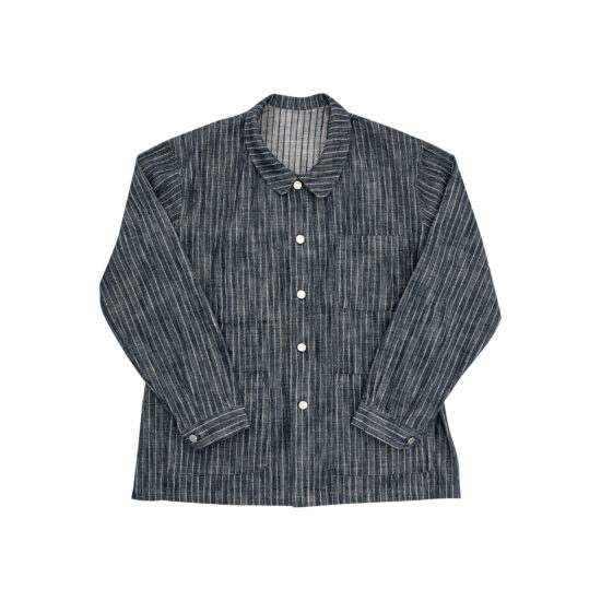 STRIPE DENIM WORK JACKET-IN