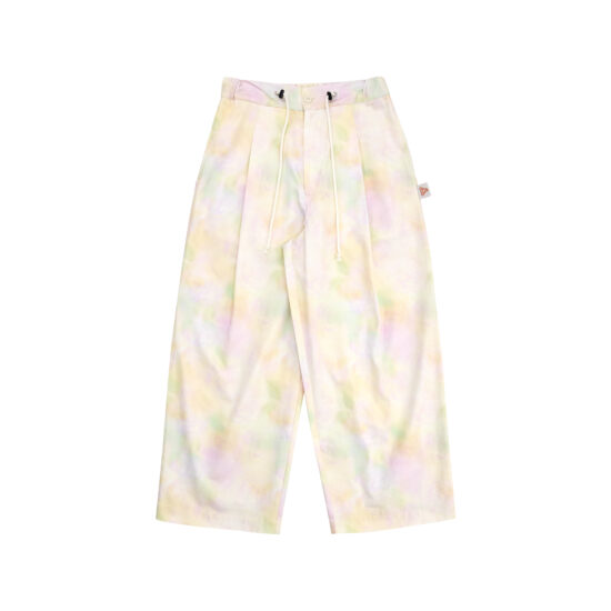 FLOWER WIDE WORK PANTS-MT.PST