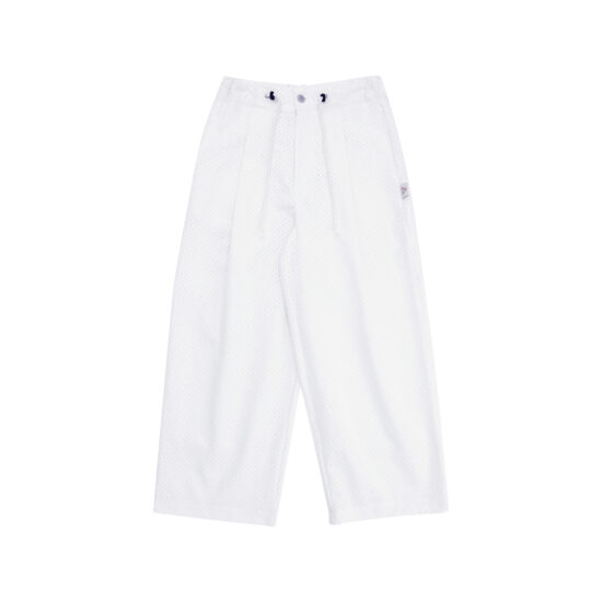 PUNCHING DENIM WIDE WORK PANTS-WH