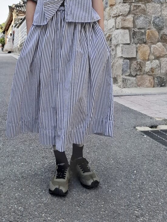 LEA STRIPED SKIRT