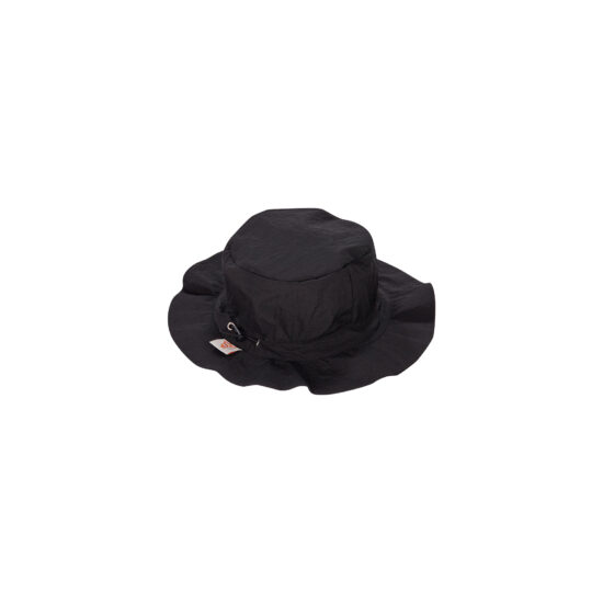NYLON STRING BUCKET HAT-BK