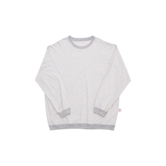 STRIPE LONG SLEEVE T SHIRT-GR
