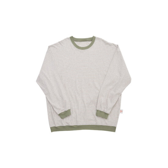 STRIPE LONG SLEEVE T SHIRT-KH