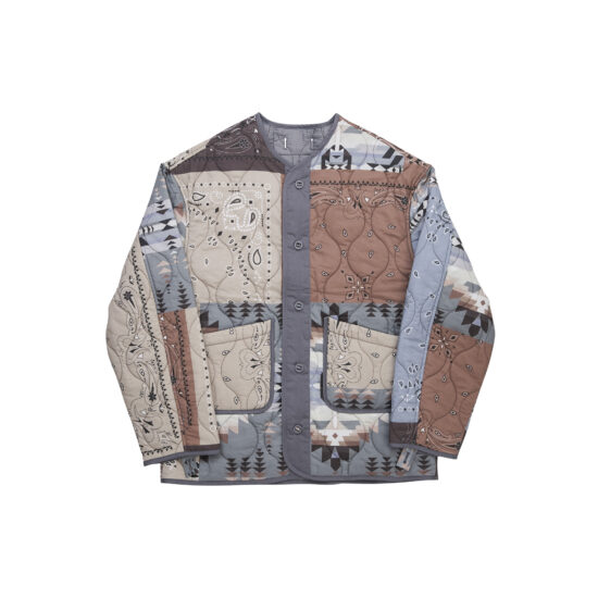 SHORT NAVAJO LINER JACKET-MT.GR